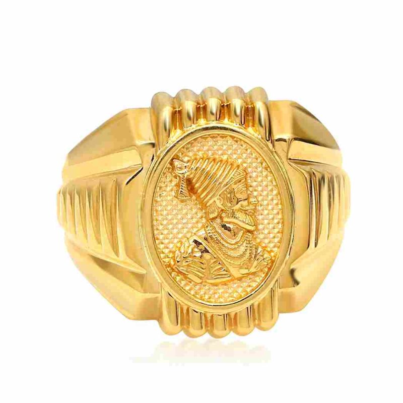 Shivaji Maharaj Gold Ring - Chandukaka Saraf