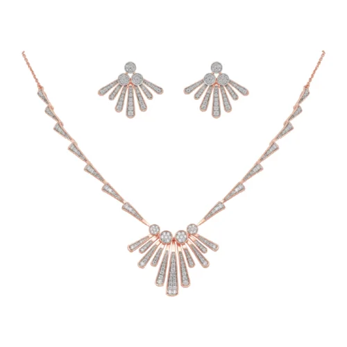 Glamorous Diamond Necklaces Set
